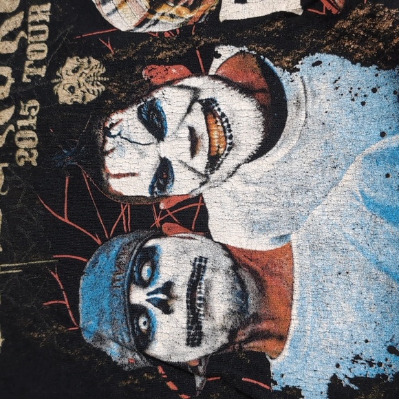 ICP Welcome to the Underground 2015 Tour Concert Tee Size 5XL in Black - Picture 5 of 9